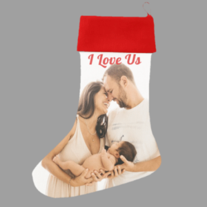 Christmas Linen Stocking