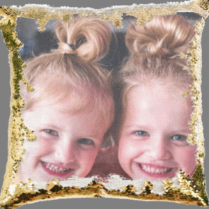 Sequin Pillow 16×16 Gold